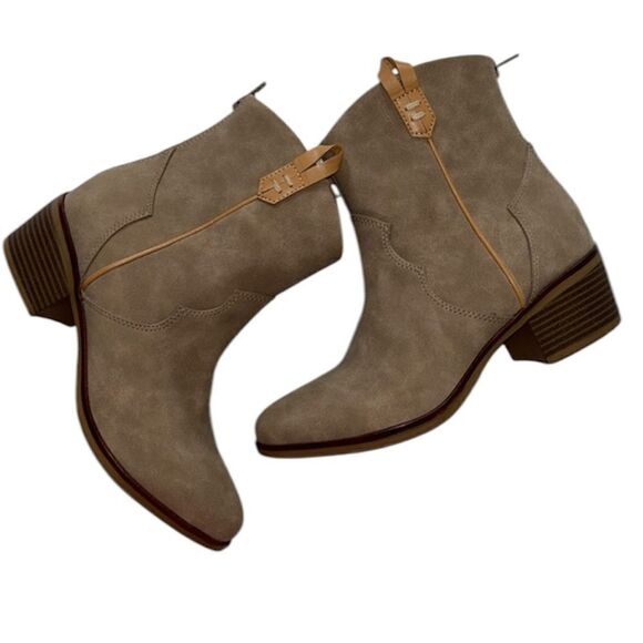 Mia Ivory Nude Ankle Boots(Size 6) - Picture 2 of 7